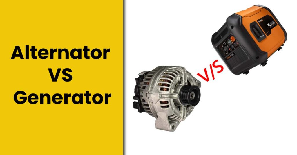 Alternator vs Generator
