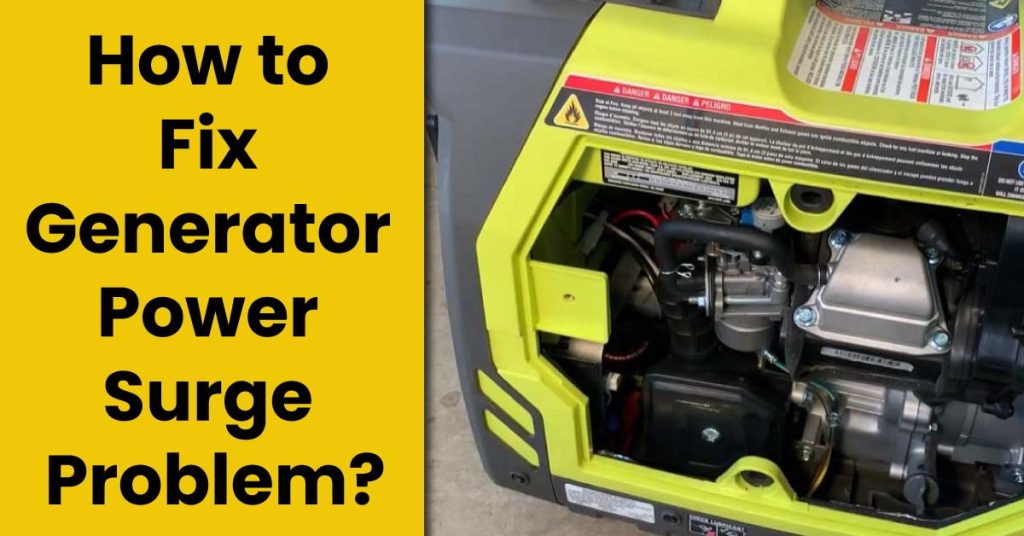 How to Fix Generator Power Surge Problem?