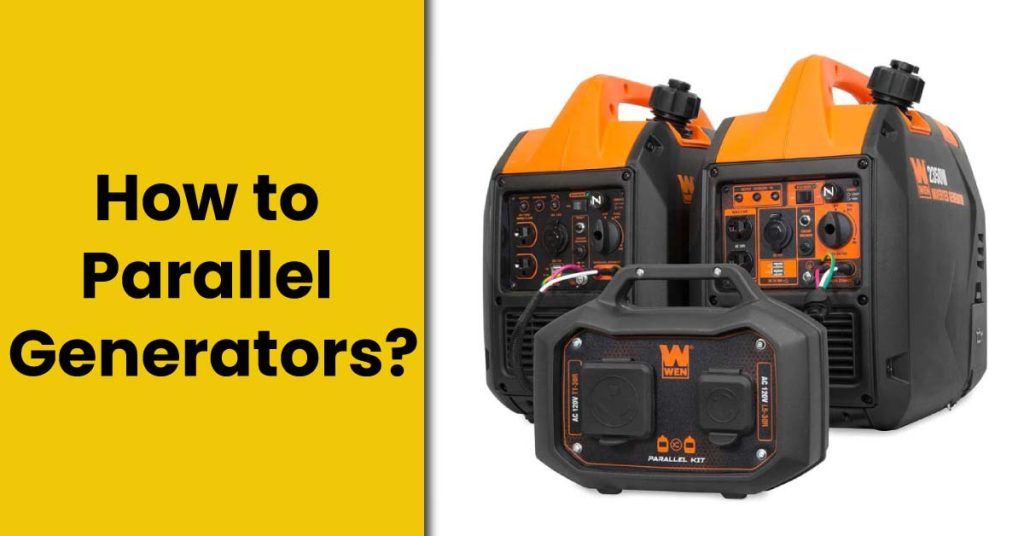 how to parallel generators?